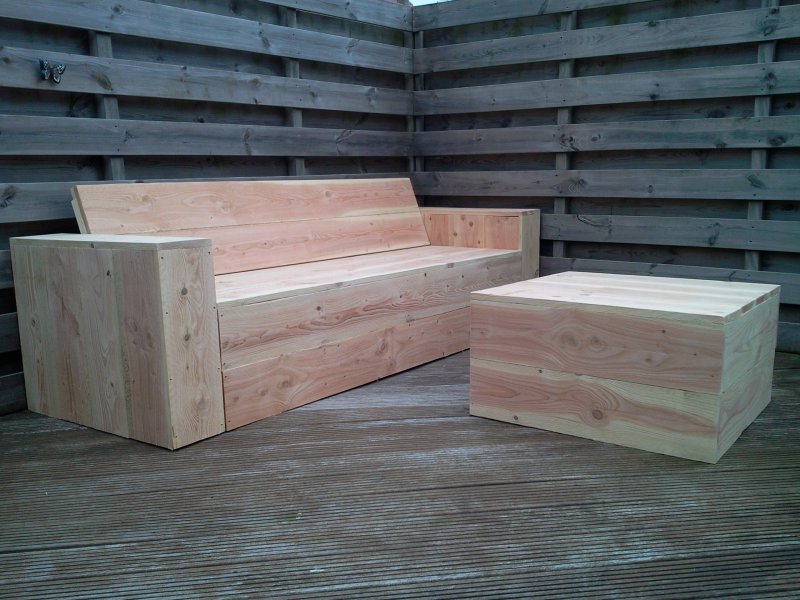 Tips bij de bouwtekening steigerhouten bank